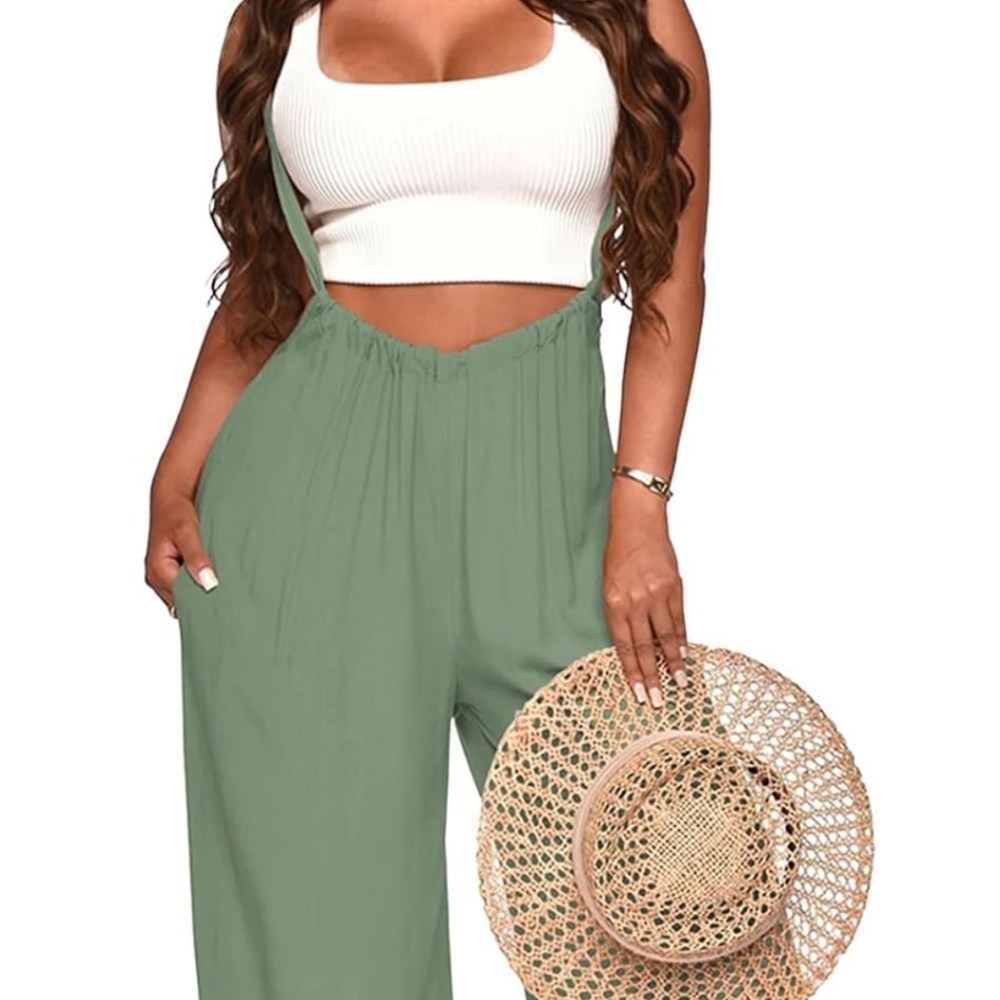 Elegant Green Jumpsuit